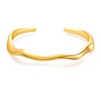 ZHUOMOT 18k Gold plattiert Armreif Gold, S925 Silber, Dupe Armband Damen,Golden Damen Armbänder Schmuck,Geschenk für Frauen Freundin Mama Weihnachten Geburtstag Jahrestag