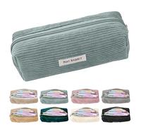 ZHVoyage Single FedermäPpchen,FedermäPpchen, Pencil Case Mit Grossem,FassungsvermöGen MäPpchen Schreibwarenbeutel Bleistift Beutel FüR Middle School College Office Studentin (Hellblau)