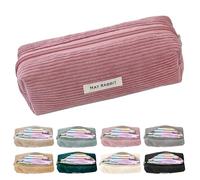 ZHVoyage Single FedermäPpchen,FedermäPpchen, Pencil Case Mit Grossem,FassungsvermöGen MäPpchen Schreibwarenbeutel Bleistift Beutel FüR Middle School College Office Studentin (Rosa)