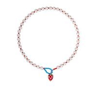 ZIAFRPN Y2K bunte Acryl Blume Anhänger Halskette Vintage Harajuku Halskette