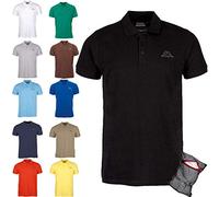 Ziatec Kappa Herren Poloshirt Edition mit praktischem Wäschenetz 1er bis 6er Packs in vielen Farben verfügbar, Größe:3XL, Farbe:1 x blau