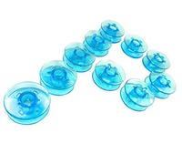 10 blaue Kunststoff Spulen für Pfaff Nähmaschine 200er / 800er / 900er / 1000er / 2000er / 6000er