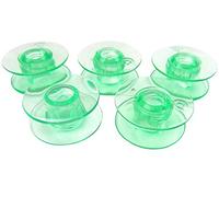 ZickZackNaehmaschine 5 Grüne Spulen für Husqvarna Viking Modellgruppe 5, 6, 7 (Designer I, Designer II, Platinum, Freesia, Scandinavia) Nähmaschine