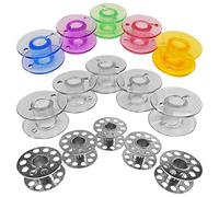 Farbige/Bunte, Transparente und Metall Spulen für Singer Talent 3323 und Tradition 2250, 2259, 2263, 2273 Nähmaschinen 15 St.