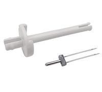 Garnstift Garnrollenhalter für Toyota RS2000 Nähmaschine + Schmetz Stretch Zwillingsnadel NM 4,0/75
