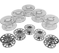 Metall Spulen und Kunststoff Spulen für Pfaff Nähmaschine 204/206 / 207/208 / 209/210 / 213 10St.