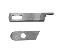 ZickZackNaehmaschine Obermesser und Untermesser (mit Loch) für Singer 14 U 14 SH Overlock