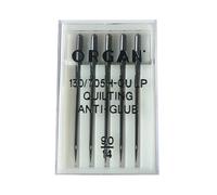 ZickZackNaehmaschine Organ Nadel 130/705 H-QU LP Quilting Anti-Glue Stärle 90/14 5 STK.