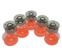 ZickZackNaehmaschine Sortiment 10 Kunststoff (CB) Spulen für Brother Innovis, Singer, AEG, Privileg, W6, Necchi, Toyota, Silvercrest, Carina, Medion, u.v.m.