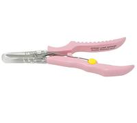 ZickZackNaehmaschine Spring-Load-NIPPERS Rosa Gebogene Pinzettenschere Stickschere Schere