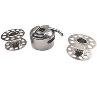 ZickZackNaehmaschine Spulenkapsel + 2 Metall Spulen für Pfaff Hobby Nähmaschinen