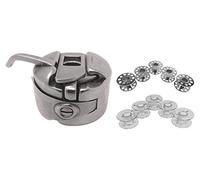 ZickZackNaehmaschine Spulenkapsel + 5 Metall Spulen + 5 Kunststoff Spulen für AEG Nähmaschinen