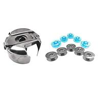 Spulenkapsel, Blaue Spulen und Metall Spulen für Pfaff 6110, 6112, 6120, 6122, 6122 stretch & Jeans Nähmaschinen