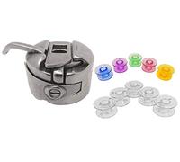 ZickZackNaehmaschine Spulenkapsel + Farbige Bunte + Transparente Kunststoff Spulen für Toyota RS-Serien + RS 2000 Nähmaschine