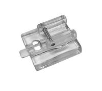 ZickZackNaehmaschine Transparenter nahtverdeckter Reißverschlussfuß Nähfuß für Brother, Carina, FIF, TCM, AEG, Privileg, Janome, Veritas, Toyota, Quasatron, Amysa, Singer und W 6