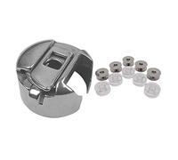 Z.Z.N. Spulenkapsel + 10 Metall/Kunststoff Spulen für Riccar 8510, 8520, 8530, 8720, 8730, 9620, 9630, 9830 Nähmaschine