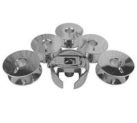 ZickZackNaehmaschine Z.Z.N. Spulenkapsel + 5 Metall Spulen für Riccar 8510, 8520, 8530, 8720, 8730, 9620, 9630, 9830 Nähmaschine