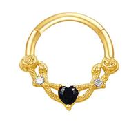 ZIDDAR Modischer Kristall-Nasenpiercing, Silberfarben, Septum-Schmuck, Edelstahl-Zubehör für Ohr-Helixe, Knorpel, Kristall-Nase, Eine Größe, Wie beschrieben, Wie beschrieben