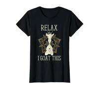 Ziege Yoga Relax I Goat This Namaste Mandala Yogi Humor Preisgünstiges Grafik-T-Shirt