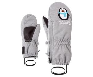 Ziener Baby LE ZOO MINIS glove Ski-handschuhe / Wintersport |warm, atmungsaktiv, grau (light melange), 110
