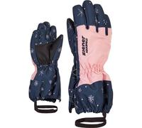 Ziener Kinder LEVIO Ski-Fäustling/Wintersport | wasserdicht atmungsaktiv, snowcrystal print, 98cm