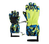 Ziener Kleinkind LEVIO-Z Ski-Handschuhe/Wintersport | wasserdicht, Lange Stulpe, Langer Zipper, camo Persian Blue, 2