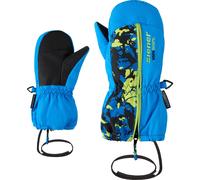 Fäustlinge ZIENER "LANGELO-Z AS glove mini", Baby, Gr. 3, blau (persian blau), Obermaterial: 100% Polyester; Innenseite: 100% Polyester; Futter: 100% Polyester; Wattierung: 100% Polyester, Handschuhe