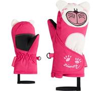 Ziener LANIMALO-Z MINIS Mädchen-Ski-Fäustlinge, rosa, größe 92