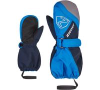 Ziener Unisex Baby Laurus Ski-Fäustlinge/Winter | wasserdicht, Lange Stulpe, reflektierend, Persian Blue.Dark Navy, 104cm