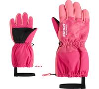 Ziener Skihandschuhe LEVIO-Z AS Glove Mini, wasserdicht, lange Stulpe, tie dye pop pink Gr. 4