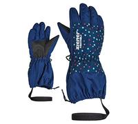 Ziener Mädchen Ski-Handschuhe/Wintersport, Wasserdicht, Atmungsaktiv LEVIO AS, Snowflake Print, 104, 801976