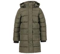 Outdoorjacke ZIGZAG "Luisa", Kinder, Gr. 110, grün (dunkelgrün), 100% Polyester, unifarben, normal, ohne Ausschnitt, Jacken, mit 8000 mm Wassersäule und langem Schnitt (92749934-110) dunkelgrün