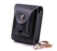 Zigarettenetui aus Leder mit Feuerzeughalter, Zigarettenaufbewahrungsetui, PU-Leder, tragbarer Zigaretten-Organizer, Behälter für Männer und Frauen, perfekter Schutz für Zigaretten und Feuerzeuge