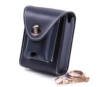 Zigarettenetui aus Leder mit Feuerzeughalter, Zigarettenaufbewahrungsetui, PU-Leder, tragbarer Zigaretten-Organizer, Behälter für Männer und Frauen, perfekter Schutz für Zigaretten und Feuerzeuge