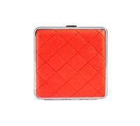 Zigarettenetui - Zigarettenbox Zigarettenschachtel Zigarette 20 14 8 Etui Box Metall Schachtel Klein Leder Damen Herren Silber Schwarz Rosa Blau Rot Orange Türkis Pink Braun Lila (Variante 5)