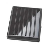 Zigarettenetui - Zigarettenbox Zigarettenschachtel Zigarette 20 14 8 Zigaretten Feuerzeug Etui Box Edelstahl Metall Elegant Schachtel Lange Klein Leder Damen Herren Silber Schwarz Anthrazit