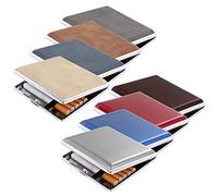 Zigarettenetui - Zigarettenbox Zigarettenschachtel Zigarette 20 14 8 Zigaretten Feuerzeug Etui Box Edelstahl Metall Elegant Schachtel Lange Klein Leder Damen Herren Silber Schwarz (Variante 1)