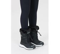 Stiefel ZIGZAG "Wesend", Mädchen, Gr. 32, schwarz (schwarz, grau), Polyurethane, Synthetik, Schuhe Stiefel, mit bequemem Kunstfellbesatz und Allwetterprofil (92767046-32) schwarz, grau