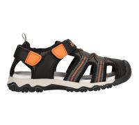Sandale ZIGZAG "Krila", Mädchen, Gr. 29, orange (schwarz, orange), Kunstfaser, Lederimitat, Schuhe Sandale, mit geschlossener Zehenpartie (87478610-29) schwarz, orange