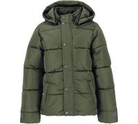 Outdoorjacke ZIGZAG "Lusano", Kinder, Gr. 116, grün (dunkelgrün), 100% Polyester, unifarben, normal, ohne Ausschnitt, Jacken Outdoorjacke, mit reflektierenden Elementen (94046320-116) dunkelgrün