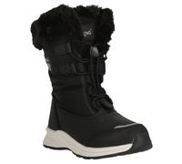 Stiefel ZIGZAG "Wesend", Mädchen, Gr. 33, schwarz (schwarz, grau), Polyurethane, Synthetik, Schuhe Stiefel, mit bequemem Kunstfellbesatz und Allwetterprofil (92767046-33) schwarz, grau