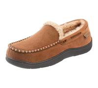 Zigzagger Herren Microsuede Mokassin Hausschuhe Rückstellschaum Pantoffeln
