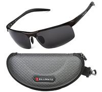 ZILLERATE Polarisierte Sonnenbrille Herren Damen | Leicht, HD-Linsen, UV-Schutz | Klassisch Vintage Brillengestell | Golf Fahren Angeln Reisebrille Outdoor-Sportarten Mode Sonnenbrille [Schwarz]