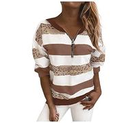 Zilosconcy Damen Longshirt Kurzarm Elegante Oberteile Damen mit Spitze Pullover Damen Blumen Pulli Casual Damen Strickjacke Sweatshirt Frauen Einfarbig Langarmshirt Sweatjacke Kapuzenjacke Damenpulli