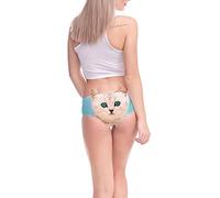 Zilosconcy Frauen Damen Unterwäsche Hosen Reizvoller Katzen Gedruckte Hohe Taillen Unterhose Spitzen Schlüpfer Reizvolle Unterwäsche Kurzschluss Damen Hotpants Unterwäsche Spitze