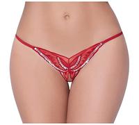 Zilosconcy Spitze Unterhose Thong Erotisch String Unterhose Fit Lingerie Erotische Wäsche Dessous Slip Panties Sexy Damenwäsche Unterwäsche Schlüpfer Aushöhlen Panties Hipster Damen Tanga String