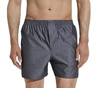 Zimmerli Boxer Shorts Woven Nightwear Dark Grey mélange L
