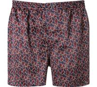 Zimmerli Boxershort Herren Seide blau gemustert, L