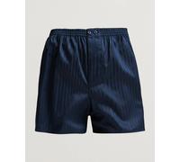 Zimmerli of Switzerland Mercerized Cotton Boxer Shorts Navy Blau S
