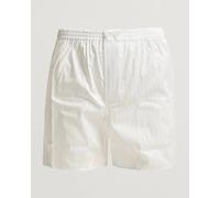 Zimmerli of Switzerland Mercerized Cotton Boxer Shorts White Stripes Weiß XL